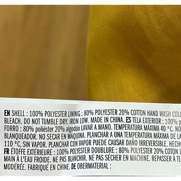 Anthropologie English Factory Midi Skirt Yellow Green Plaid Preppy Small New - Picture 15 of 15